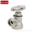 Zinc Alloy Stop Valve Zinc Alloy Handle Brass Angle Stop Valve Factory